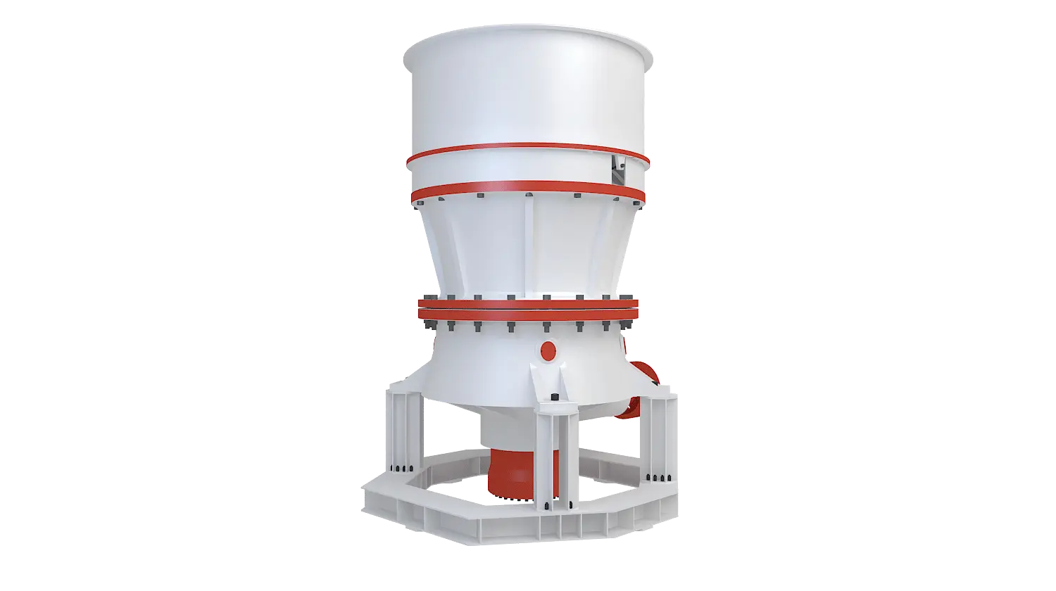 KCS系列单缸液压圆锥破碎机360度旋转图
